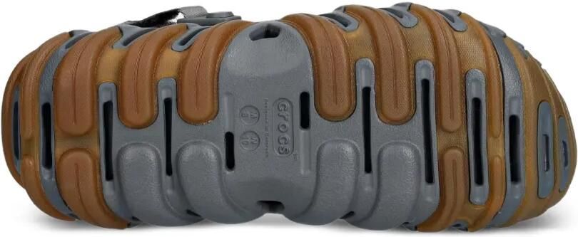 Crocs Echo Gum RO slingback klompen met geperforeerde details Grijs - Foto 5