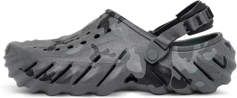 Crocs Echo klompen met camouflageprint Grijs