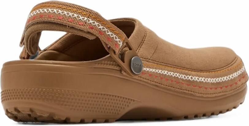 Crocs Slingback muiltjes met borduurwerk Bruin - Foto 4