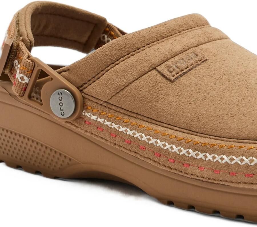 Crocs Slingback muiltjes met borduurwerk Bruin - Foto 2