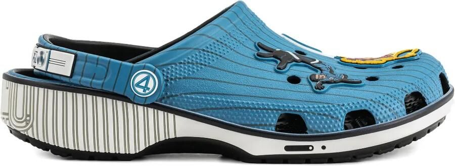 Crocs Fantastic Four klompen met krijtstreep Blauw