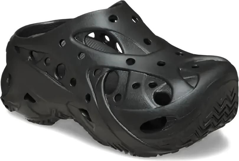 Crocs Gekooide klompen met geperforeerde details Zwart