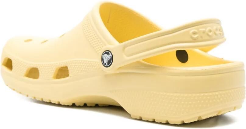 Crocs Geperforeerde slippers met hak Geel - Foto 2