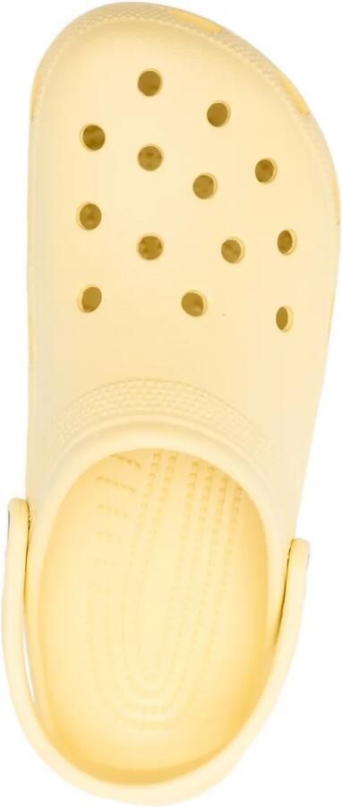 Crocs Geperforeerde slippers met hak Geel - Foto 3
