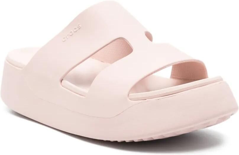 Crocs Getaway sandalen met dubbele bandjes en plateauzool Roze - Foto 2