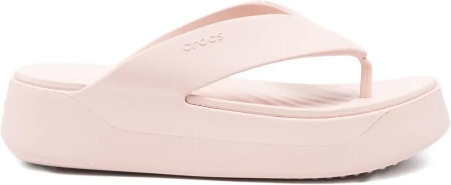 Crocs Getaway slippers met plateauzool Roze