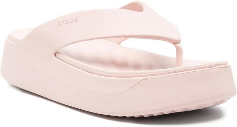Crocs Getaway slippers met plateauzool Roze - Foto 2