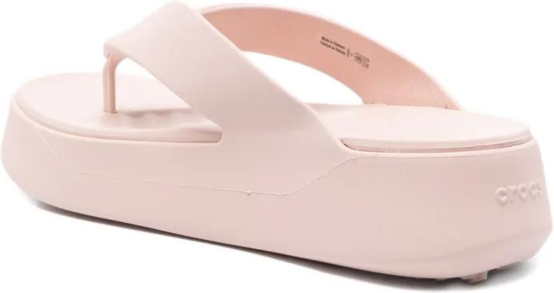 Crocs Getaway slippers met plateauzool Roze - Foto 4