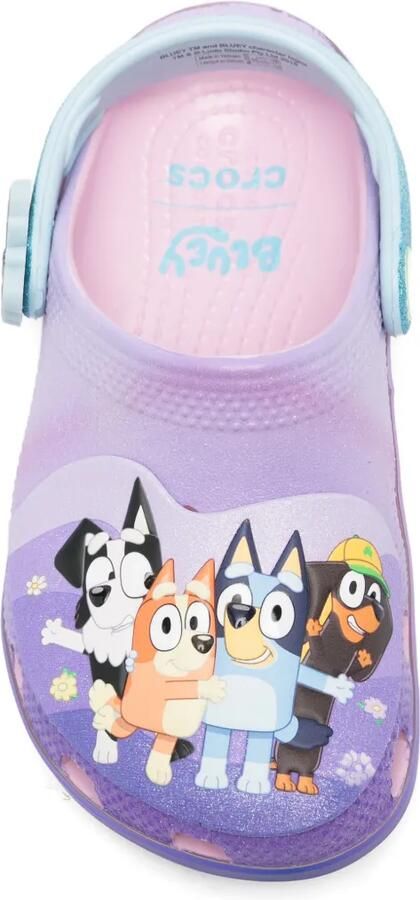 Crocs Kids Bluey slippers met vlinderapplicatie Paars - Foto 2