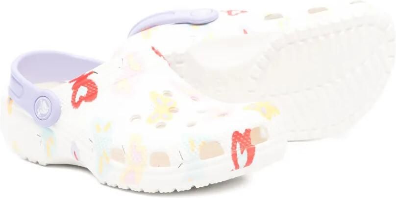 Crocs Kids Classic Butterfly sandalen Wit - Foto 3