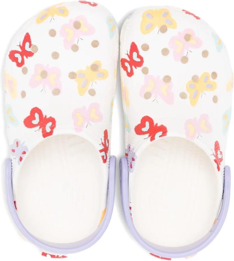 Crocs Kids Classic Butterfly sandalen Wit - Foto 2