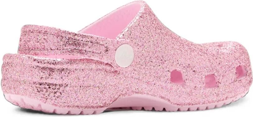 Crocs Kids Classic Chunky Glitter klompen Roze - Foto 4