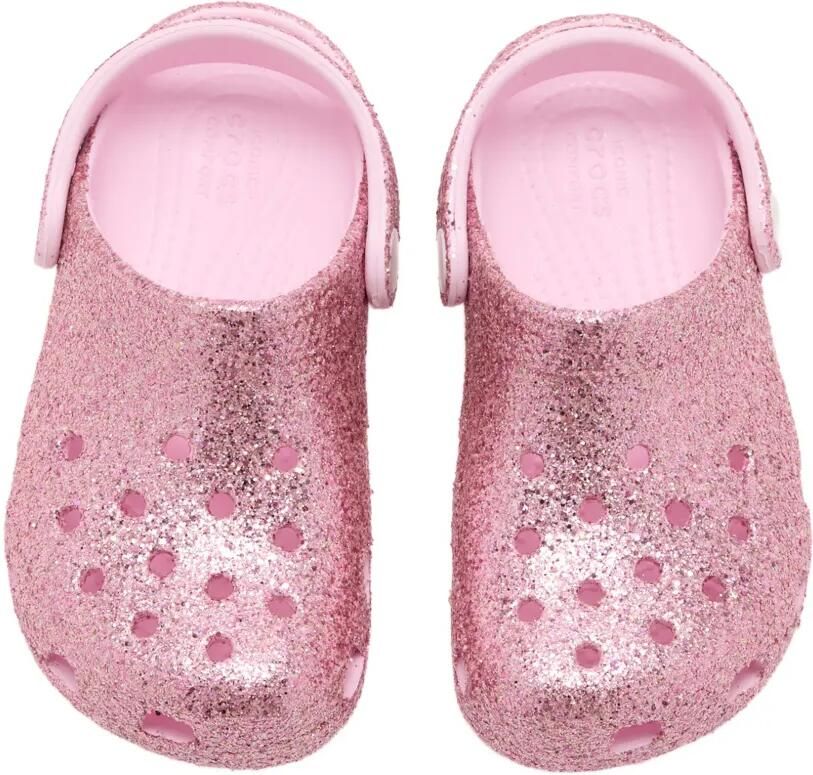 Crocs Kids Classic Chunky Glitter klompen Roze - Foto 2