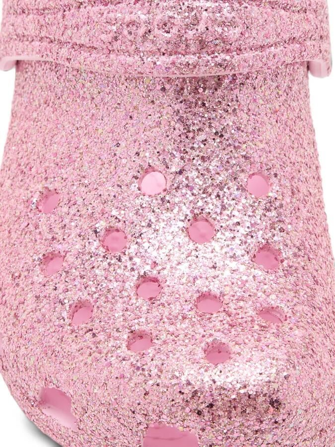 Crocs Kids Classic Chunky Glitter klompen Roze - Foto 3