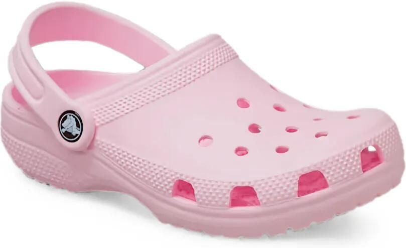 Crocs Kids Classic Clog klompen met logo-reliëf Roze