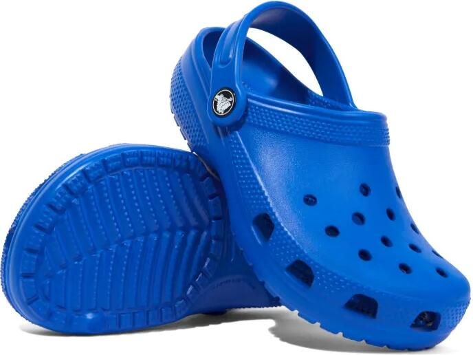 Crocs Kids Classic geperforeerde sandalen Blauw - Foto 4