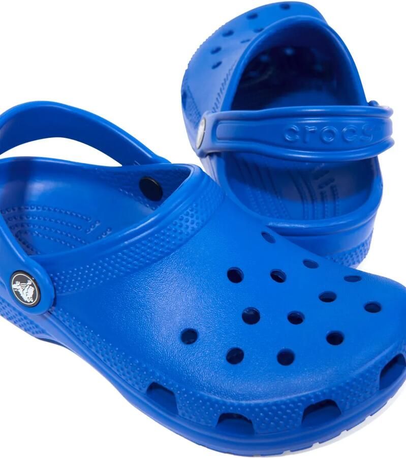 Crocs Kids Classic geperforeerde sandalen Blauw - Foto 2
