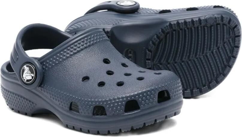 Crocs Kids Classic geperforeerde sandalen Blauw - Foto 3