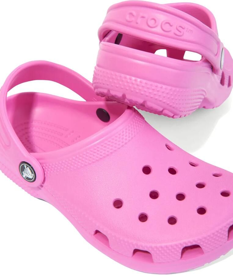 Crocs Kids Classic geperforeerde sandalen Roze - Foto 2
