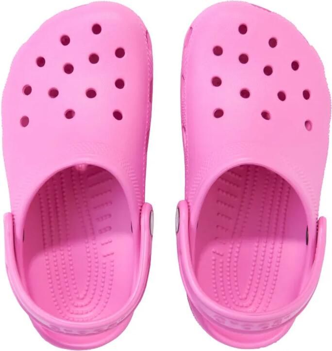Crocs Kids Classic geperforeerde sandalen Roze - Foto 3
