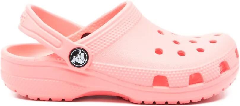 Crocs Kids Classic K slippers met geperforeerd details en bandje Roze