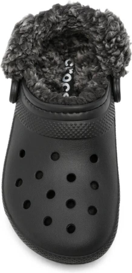 Crocs Kids Classic klompen met fleecevoering Zwart - Foto 2