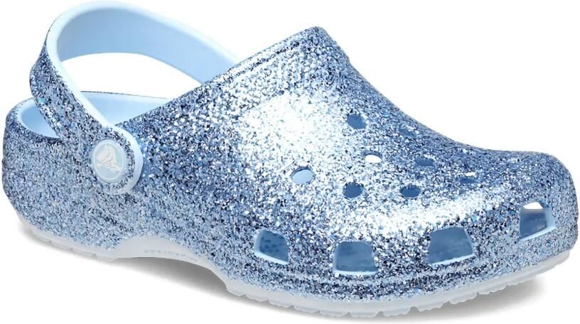 Crocs Kids Classic klompen met glitters Blauw