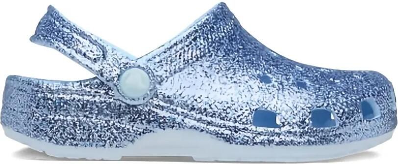 Crocs Kids Classic klompen met glitters Blauw - Foto 2