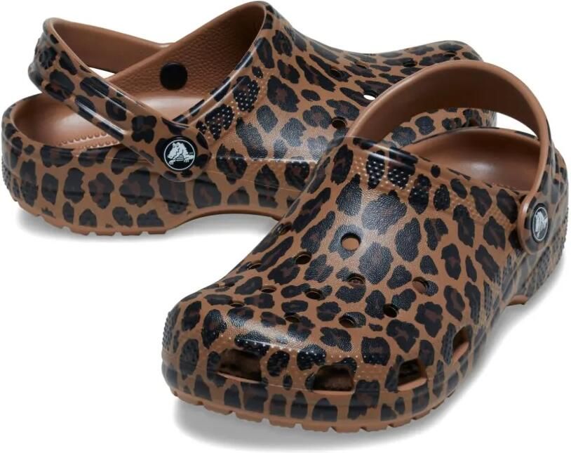 Crocs Kids Classic klompen met luipaardprint Bruin - Foto 3