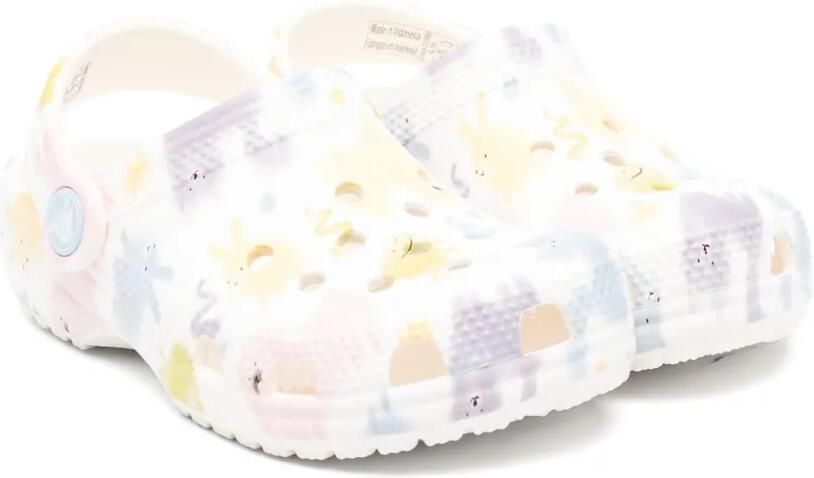 Crocs Kids Classic slippers Wit