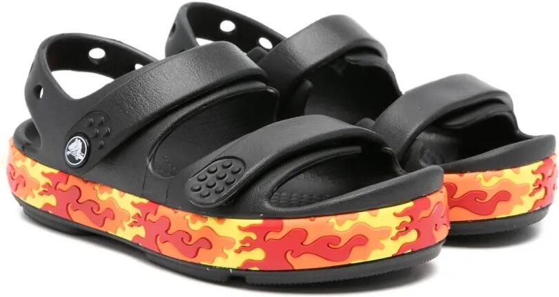 Crocs Kids Crocband Cruiser Flames sandalen Zwart