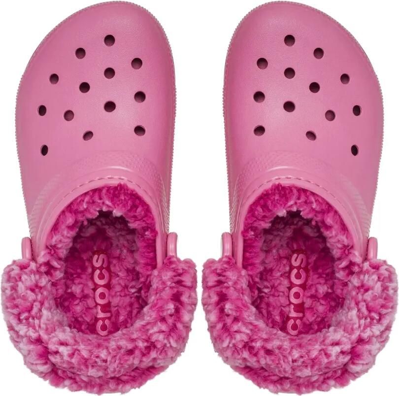 Crocs Kids fleece-lined clogs Roze