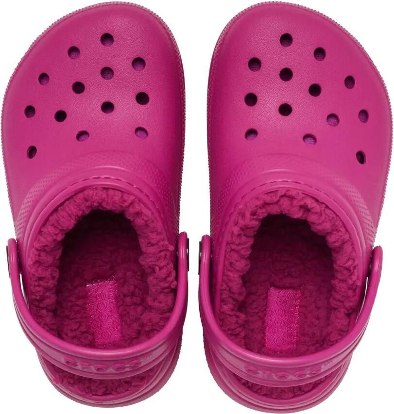 Crocs Kids fleece-lined perforated clogs Roze - Foto 3