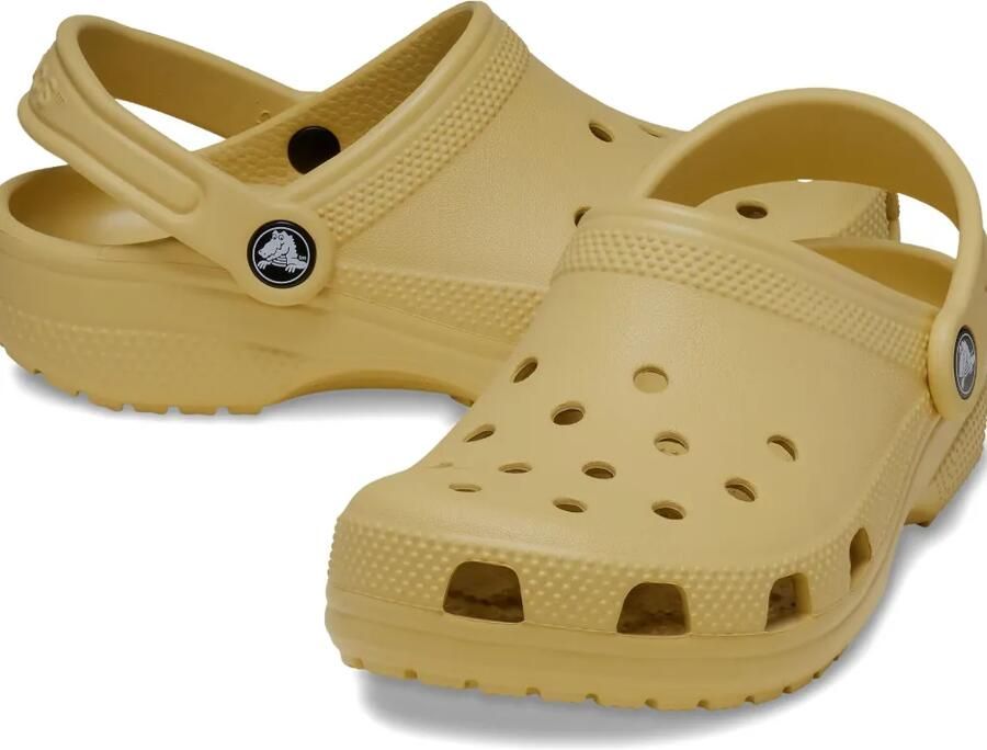 Crocs Kids Geperforeerde klompen Beige - Foto 2