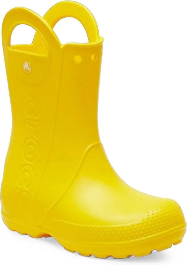 Crocs Kids Handle It laarzen met reliëf Geel