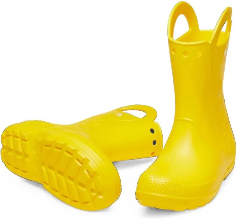 Crocs Kids Handle It laarzen met reliëf Geel - Foto 4