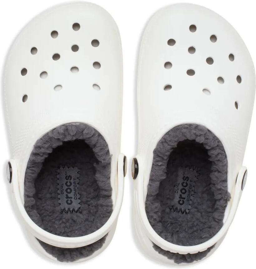 Crocs Kids Klompen gevoerd met imitatiebont Wit - Foto 2