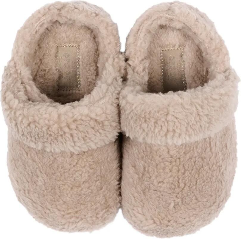 Crocs Kids Klompen met fleece textuur Beige - Foto 2
