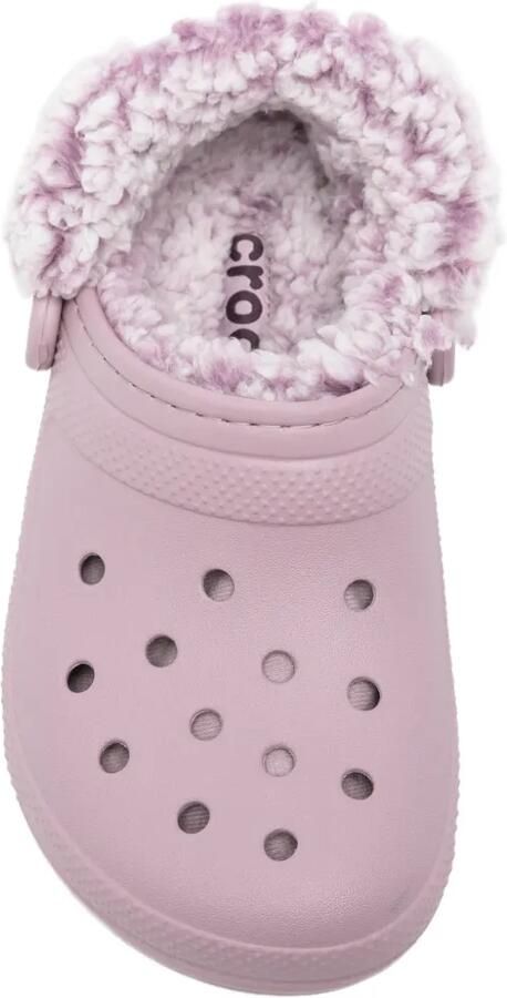 Crocs Kids Klompen met fleecevoering en geperforeerde details Paars - Foto 2