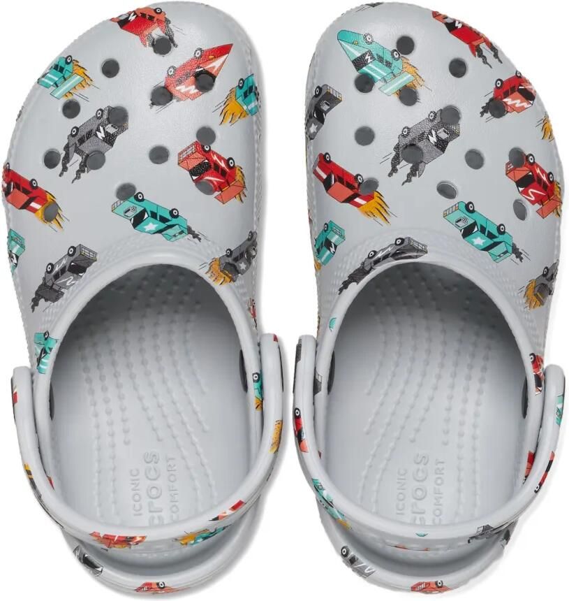 Crocs Kids Klompen met grafische print Grijs - Foto 2
