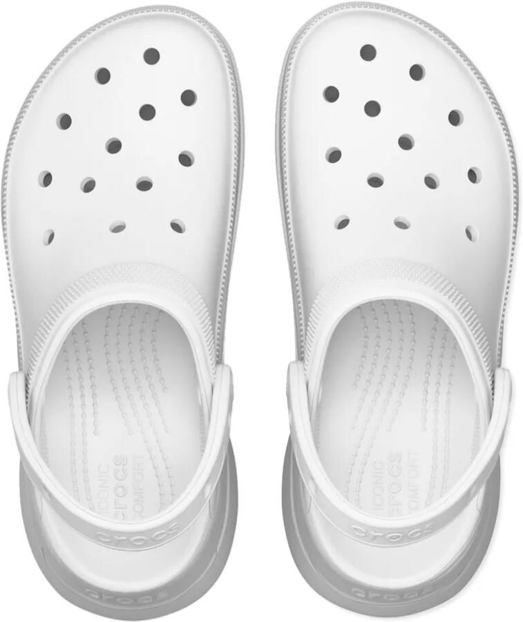 Crocs Kids Klompen met plateauzool Wit - Foto 3
