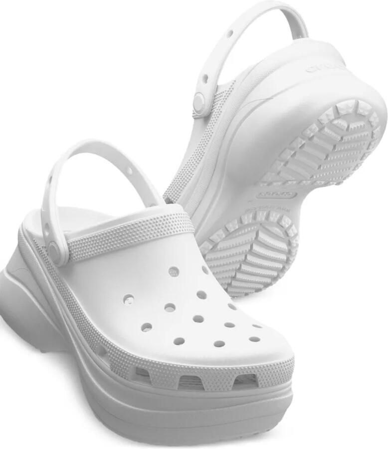 Crocs Kids Klompen met plateauzool Wit - Foto 2