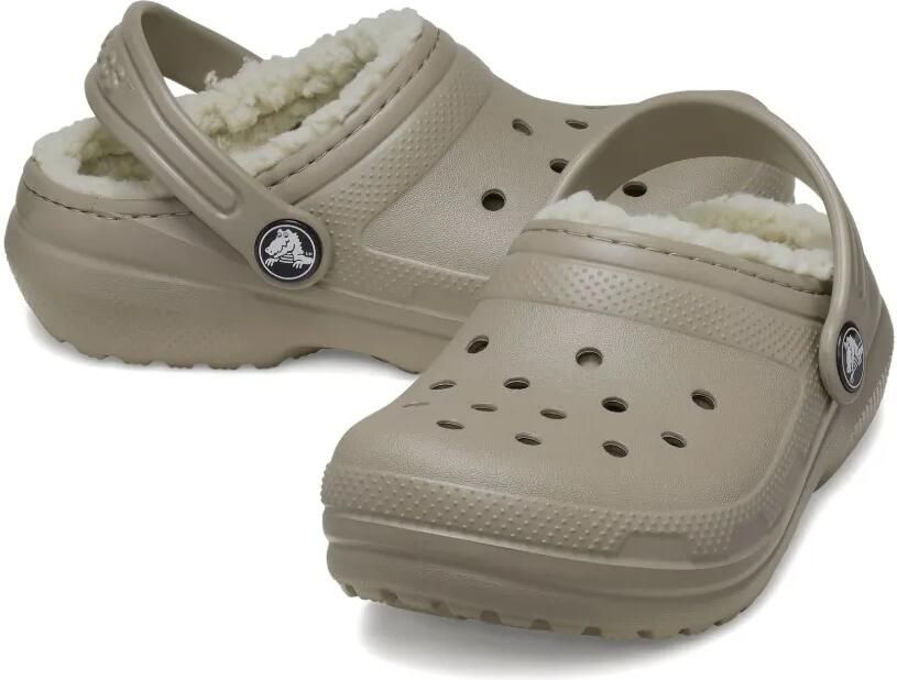 Crocs Kids Klompen met pluizige voering Bruin - Foto 3