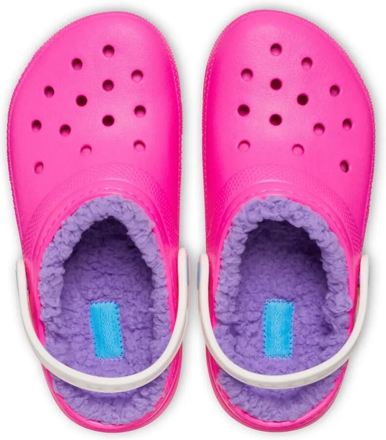 Crocs Kids Klompen met pluizige voering Roze - Foto 2