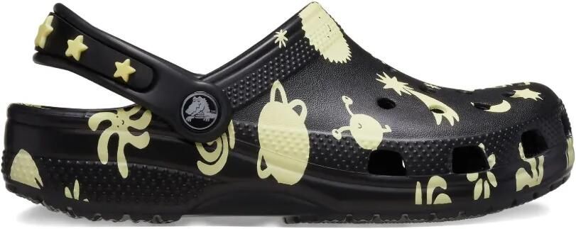 Crocs Kids Klompen met ruimteprint Zwart