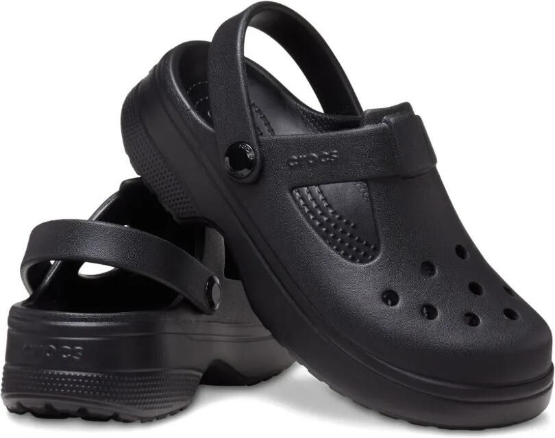 Crocs Kids Klompen met uitgesneden details Zwart