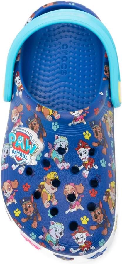 Crocs Kids Patrulha Canina T Off Court slippers met bandje en patroon Blauw - Foto 2