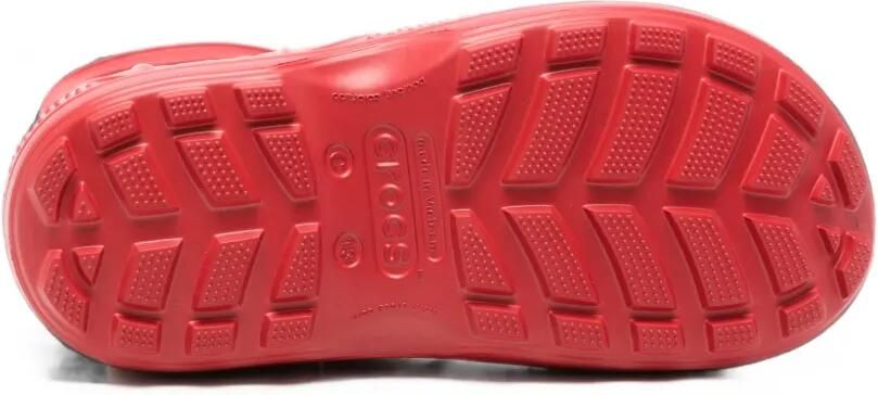 Crocs Kids Regenlaarzen met handvat en logo-reliëf Rood - Foto 4