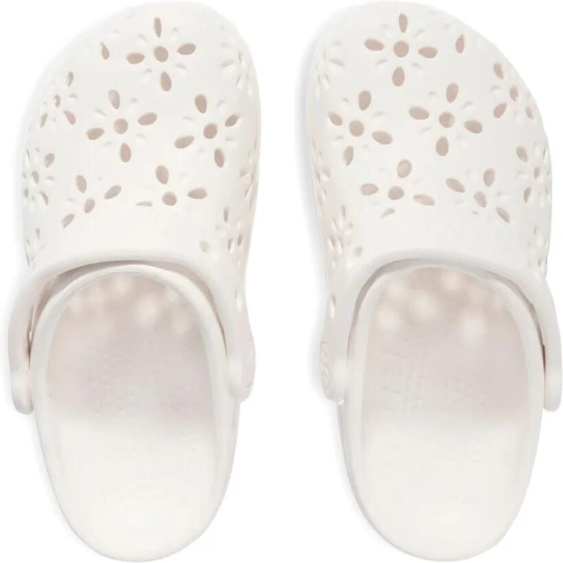 Crocs Kids Sandalen met bloe print Wit - Foto 2