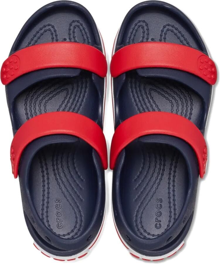 Crocs Kids Sandalen met dubbele bandjes Blauw - Foto 3
